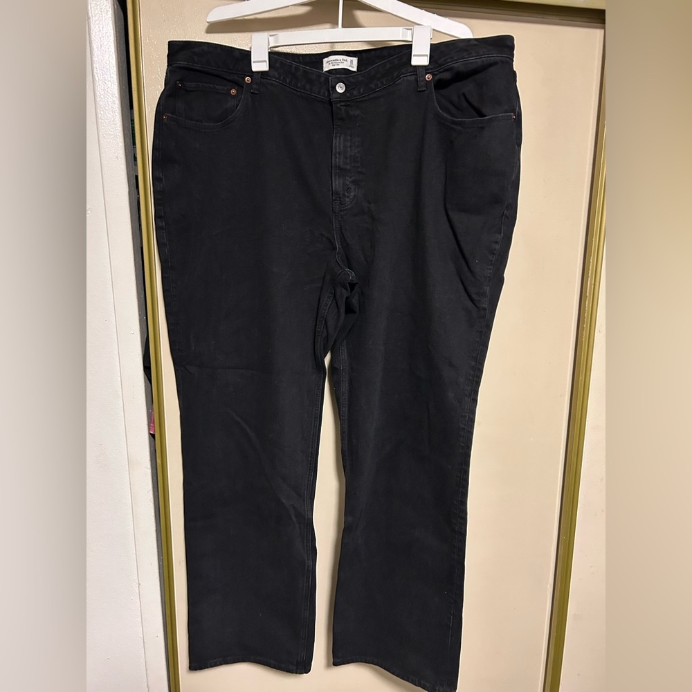 Abercrombie & Fitch relaxed fit black jeans size 36